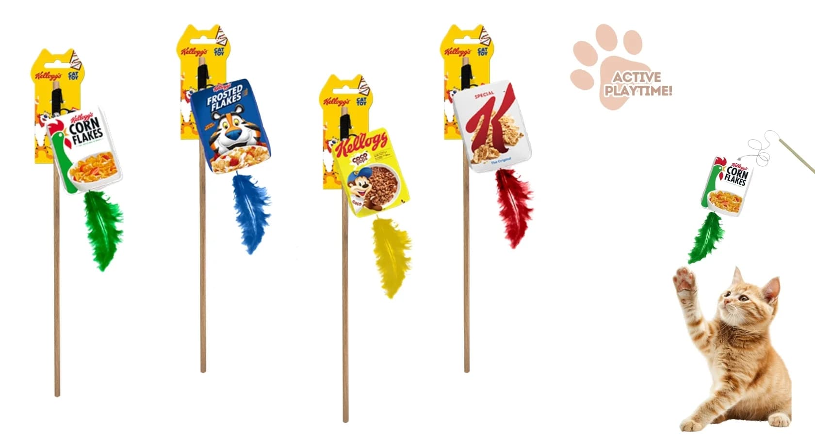 KELLOGG'S CAT TOYS