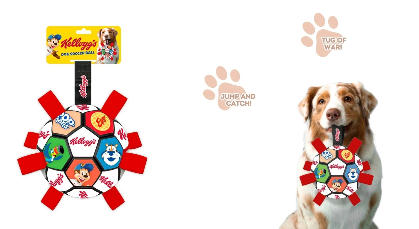 KELLOGG'S dog soccer ball