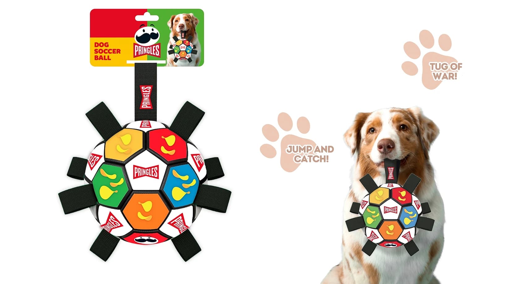 PRINGLES dog soccer BALL