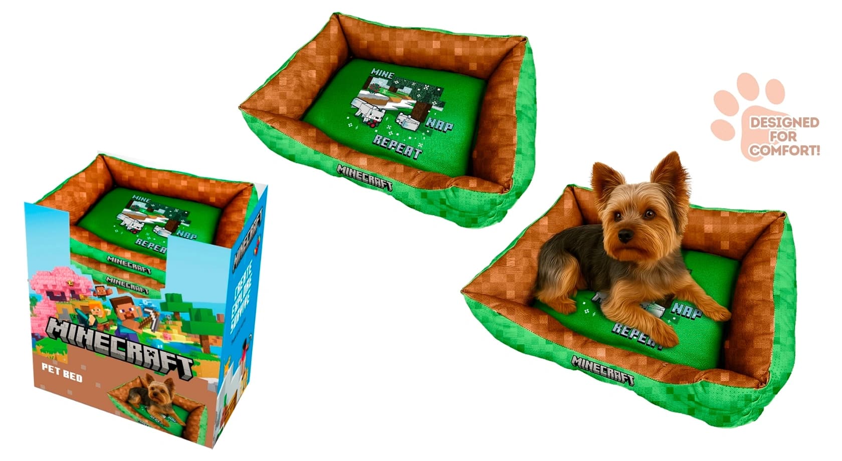 MINECRAFT PET BED