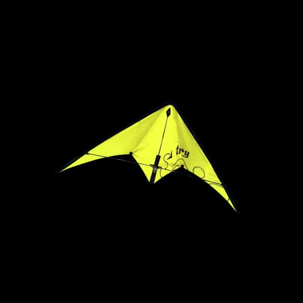 Yellow Stunt Kite