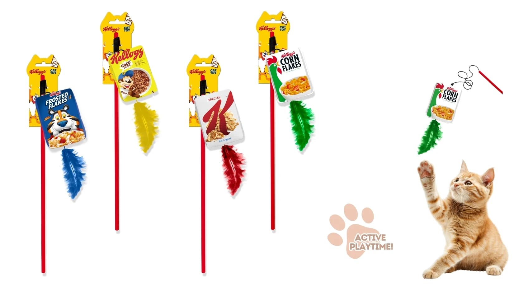 KELLOGG'S CAT TOYS