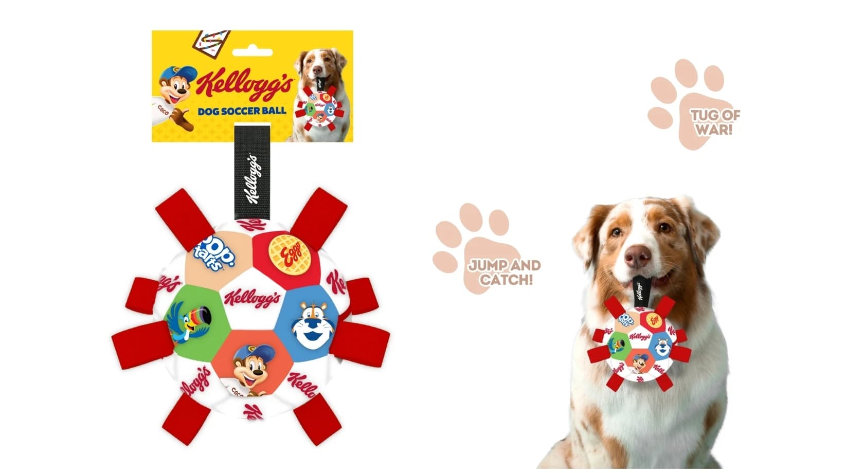 KELLOGG'S dog soccer ball