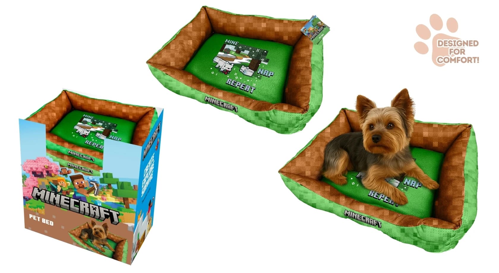 MINECRAFT PET BED