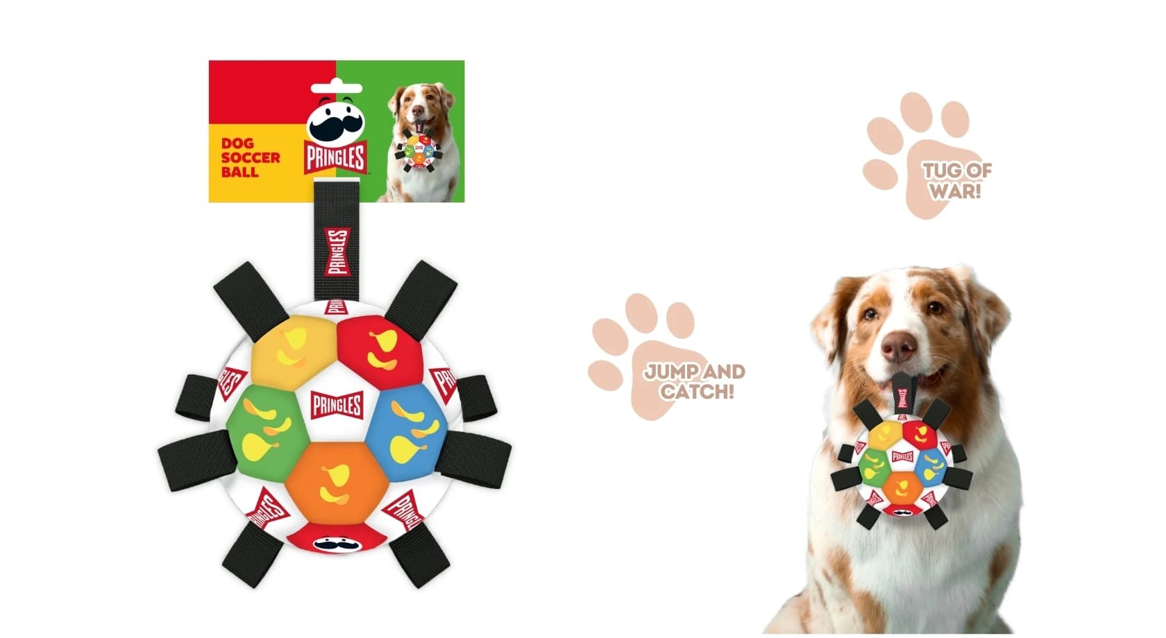 PRINGLES dog soccer BALL